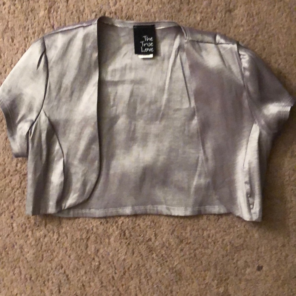 True love satin shrug